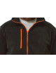 Men`s fleece flra 340 premium black/orange Jhk