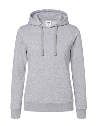 Bluza dresowa damska swul kng kangaroo lady popielaty melanż Jhk