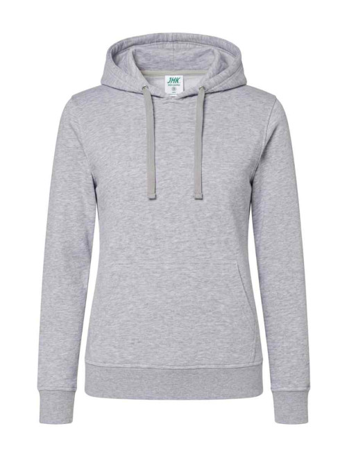 Sweatshirt for women swul kng kangaroo lady gray melange Jhk