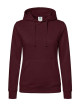 Women`s sweatshirt swul kng kangaroo lady burgundy Jhk
