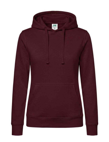 Women`s sweatshirt swul kng kangaroo lady burgundy Jhk