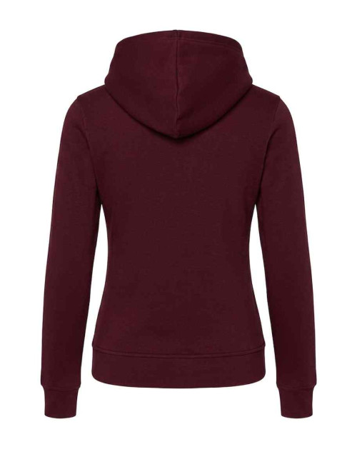 Women`s sweatshirt swul kng kangaroo lady burgundy Jhk