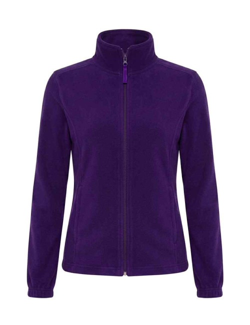 Warmes Damen-Fleece-Sweatshirt 300 g/m2, verstellbarer Boden, Fleece-Flrl 300, lila Jhk