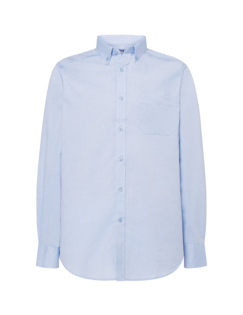 Herrenhemd JHK SHA OXF Himmelblau