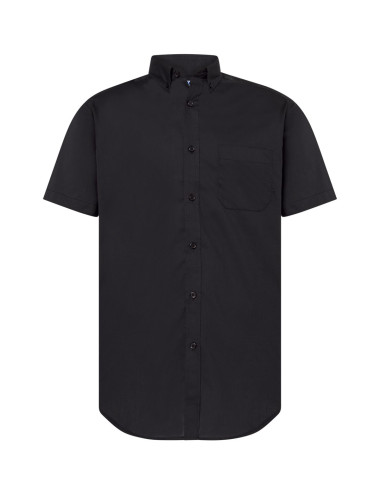 Sha Pop Herrenhemd SS Schwarz Jhk