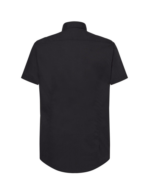 Sha Pop Herrenhemd SS Schwarz Jhk