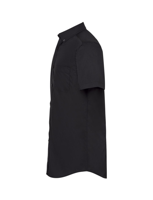 Sha Pop Herrenhemd SS Schwarz Jhk