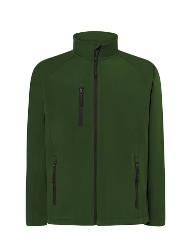 Softshell jacket bottle green Jhk