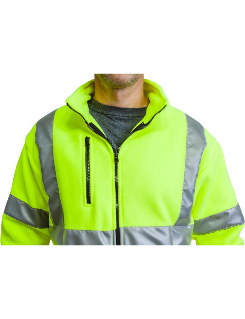 Herren-Pullover JHK FLRA 340 HV Premium fluoreszierend gold