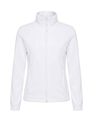 Ciepła bluza polarowa damska 300 g/m2, biała JHK Polar FLRL 300 logo