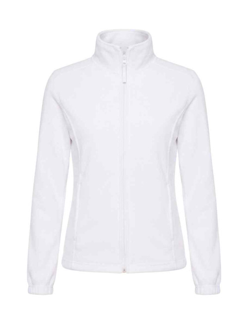 Ciepła bluza polarowa damska 300 g/m2, biała JHK Polar FLRL 300 logo