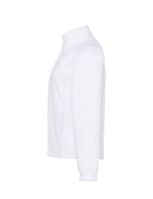 Warmes Damen-Fleece-Sweatshirt 300 g/m2, weißes JHK Polar FLRL 300-Logo