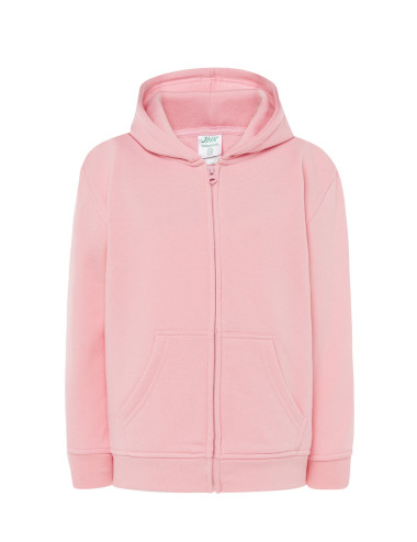 Bluza dresowa dziecięca JHK Kid Hooded różowa - P&M
