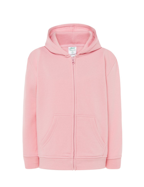Kinder-Sweatjacke JHK Kid Hooded Rosa