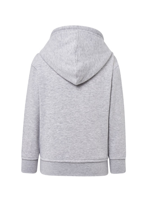 Bluza dresowa dziecięca kid hooded popielaty melanż Jhk