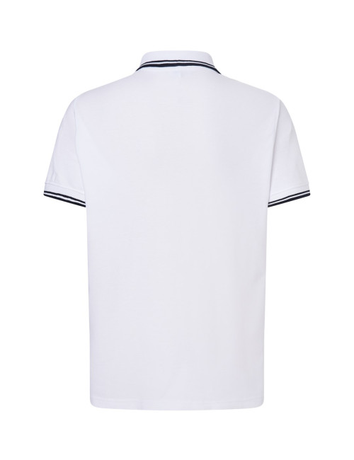 Men`s polo shirts polo pora 210 contrast white/navy Jhk