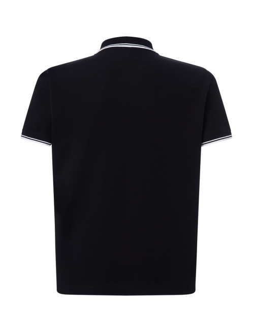 Men`s polo shirts polo pora 210 contrast black/white Jhk