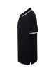 Herren Poloshirts Polo Pora 210 Kontrast Schwarz/Weiß Jhk