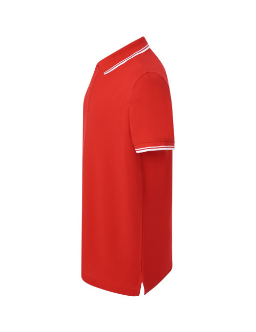 Men`s polo shirts polo pora 210 contrast red/white Jhk