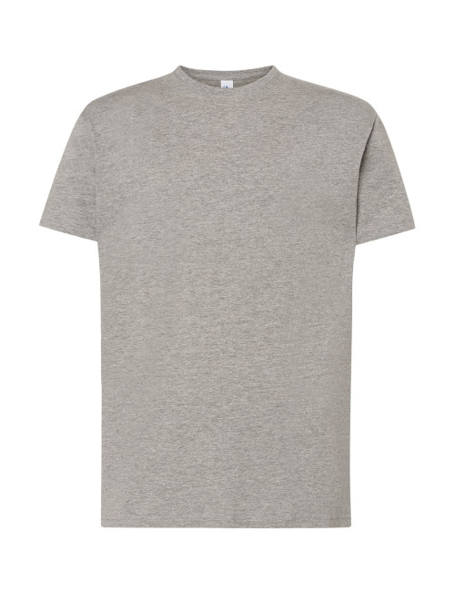 Men`s t-shirt tsr 160 regular combed gray melange Jhk