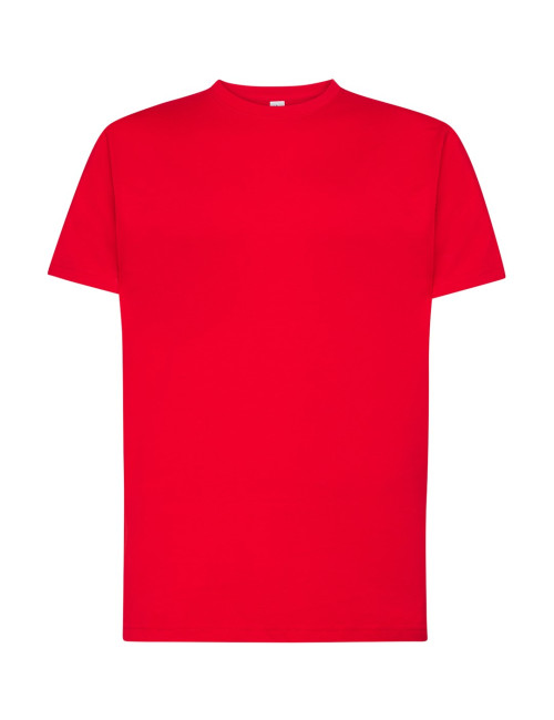 Herren TSR 160 Regular gekämmtes T-Shirt rot Jhk