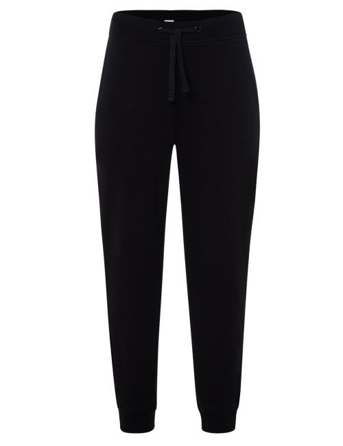 Spodnie dresowe męskie sweats pants cuff man czarny Jhk