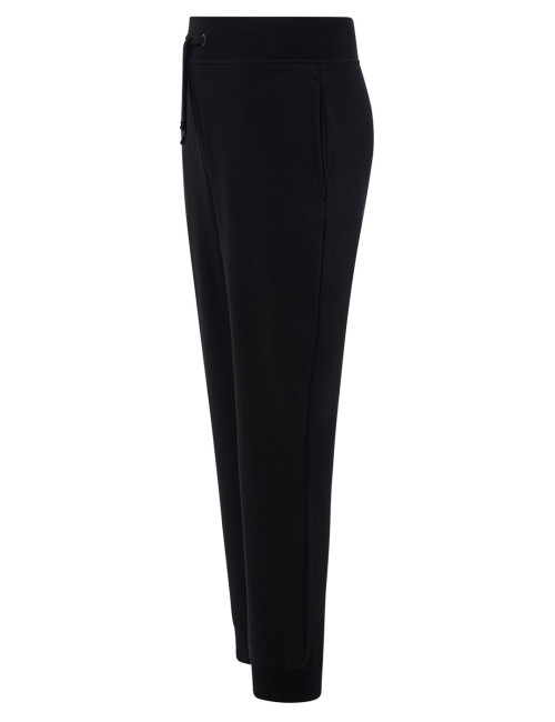 Spodnie dresowe męskie sweats pants cuff man czarny Jhk