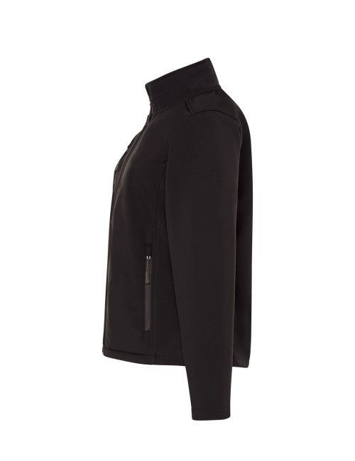 Damen-JHK Softshell-Jacke Schwarz