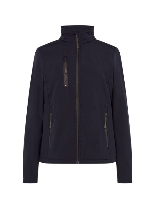 Softhshell lady jacket navy blue Jhk