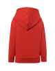 Kinder-Sweatshirt mit Kapuze, rot, JHK