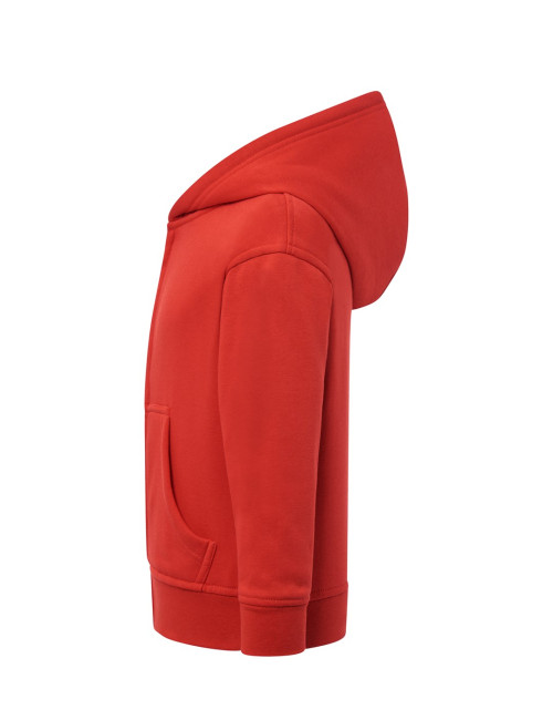 Kinder-Sweatshirt mit Kapuze, rot, JHK
