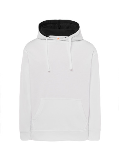 JHK Ocean Hooded Herren-Sweatshirt weiß/grau
