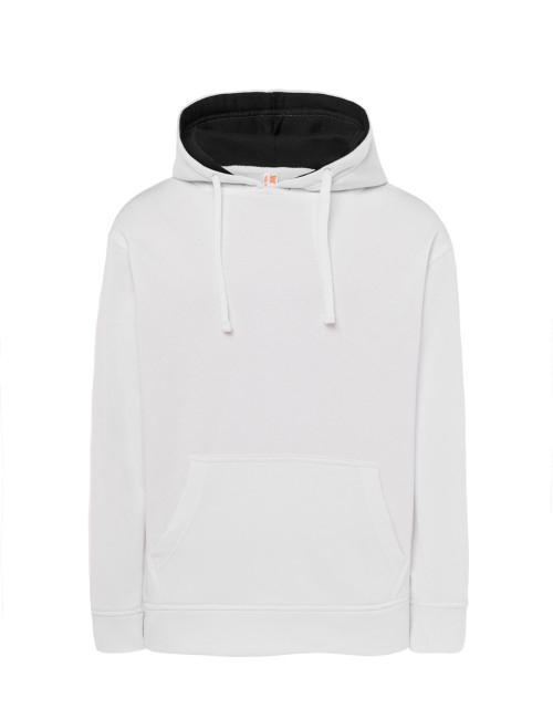 JHK Ocean Hooded Herren-Sweatshirt weiß/grau
