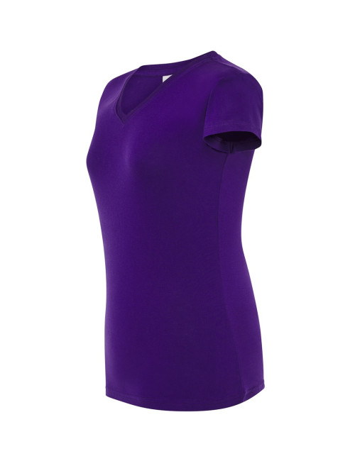 Damen Tsrl Cmfp Lady Comfort T-Shirt mit V-Ausschnitt Lila Jhk