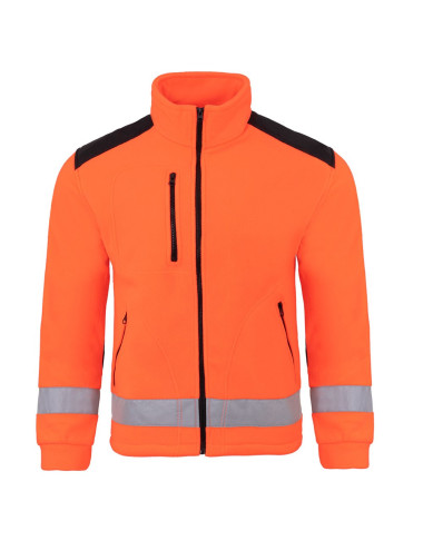 JHK FLRA 340 HV Premium Men's Fleece Red/Fluo