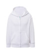 Bluza dresowa dziecięca kid hooded wh white Jhk