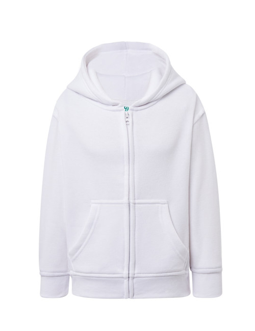 Kinder-Sweatshirt Kid mit Kapuze weiß weiß Jhk