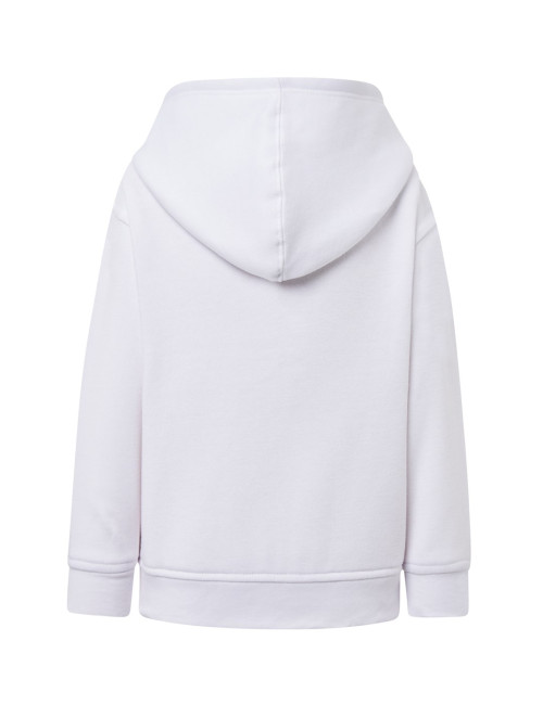 Bluza dresowa dziecięca kid hooded wh white Jhk