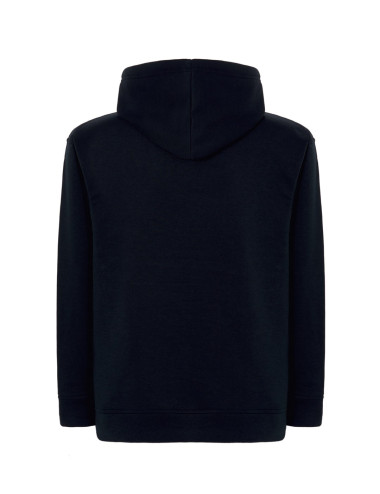 Bluza dresowa męska ocean hooded contrast granatowo/ Jhk