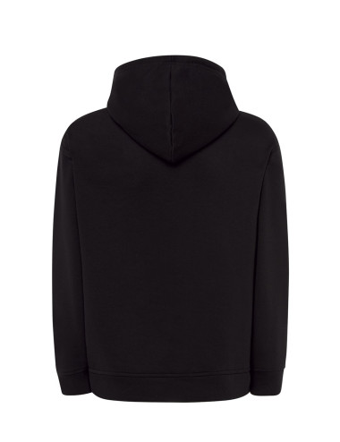 Herren-Sweatshirt Känguru CVC Sweatshirt schwarz JHK