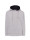 Men`s sweatshirt ocean hooded contrast ash melange/navy blue Jhk