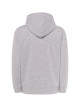Bluza dresowa męska ocean hooded contrast popielaty melanż/granatowy Jhk