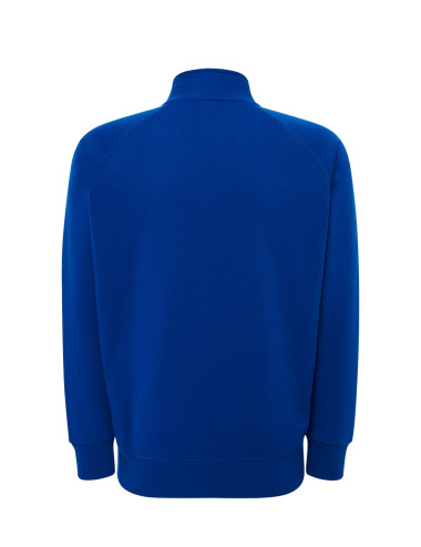 Bluza dresowa męska full zip sweatshirt royal niebieski Jhk