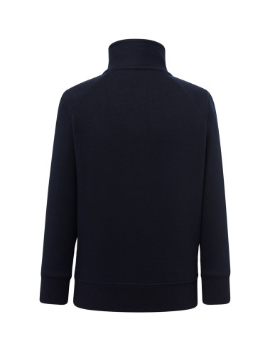 Kinder-Sweatshirt mit durchgehendem Reißverschluss in Marineblau von JHK