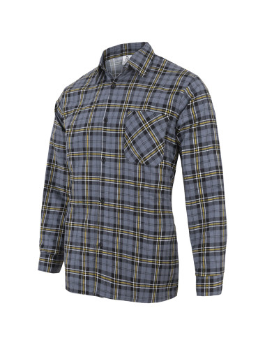 Graues Flanellhemd Jhk