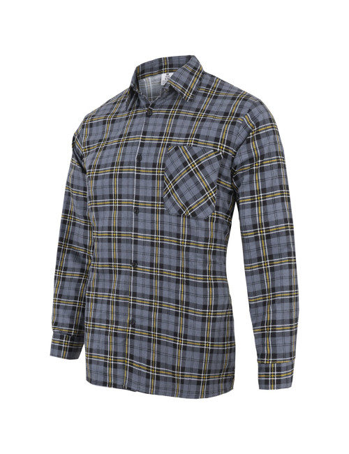 Gray flannel shirt Jhk