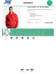 Bluza dresowa męska kangaroo cvc sweatshirt czerwony Jhk