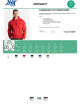 Bluza dresowa męska kangaroo cvc sweatshirt czerwony Jhk
