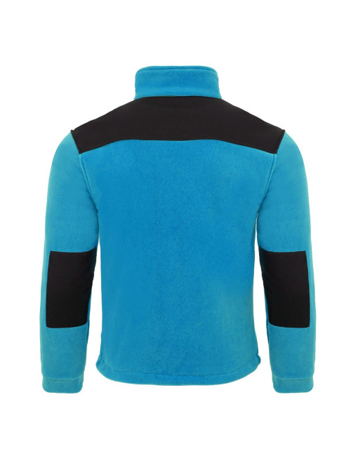 Super warmes Herren-Fleece, verstärkt, FLRA 340 Premium Azurblau/Schwarz JHK