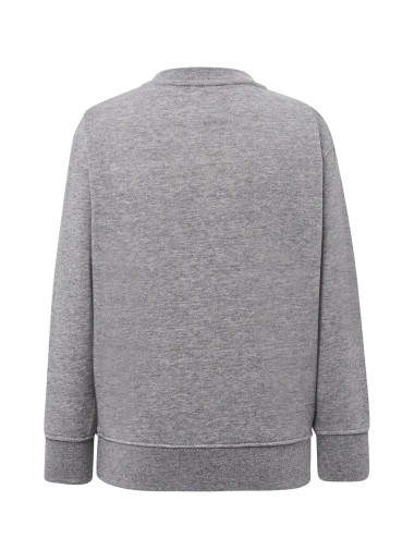 Bluza dresowa dziecięca swrk 290 kid sweatshirt szary melanż Jhk